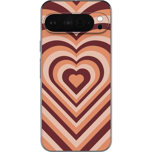 Autumn Heart Pattern Pixel 9 Pro XL Skin